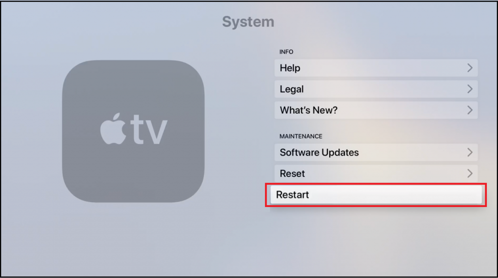 Surfshark-For-Apple-TV - Restart-To-Apply-Changes