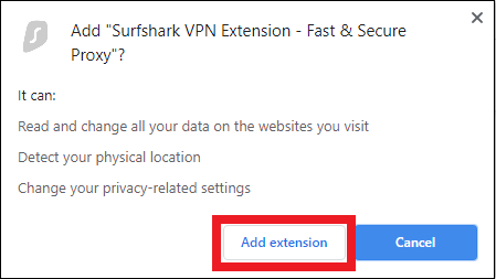 Surfshark-For-Chrome - Add-Extension