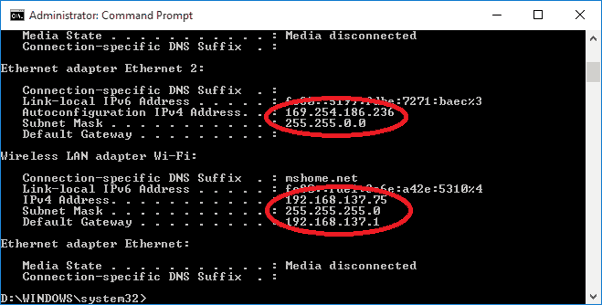 Surfshark-For-Apple-TV - ipconfig