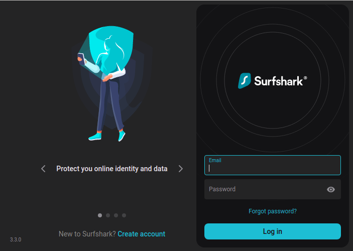 Surfshark-For-Chrome - Login