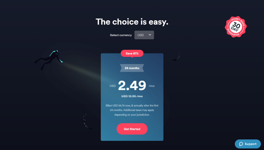 VPN - Deals - Surfshark - Pricing