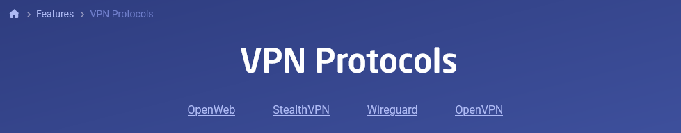 Astrill-VPN - Protocols