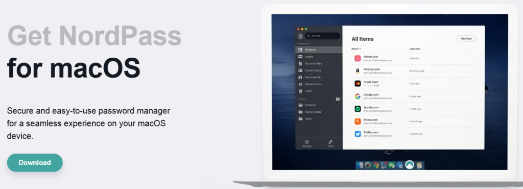 NordPass - macOS-App