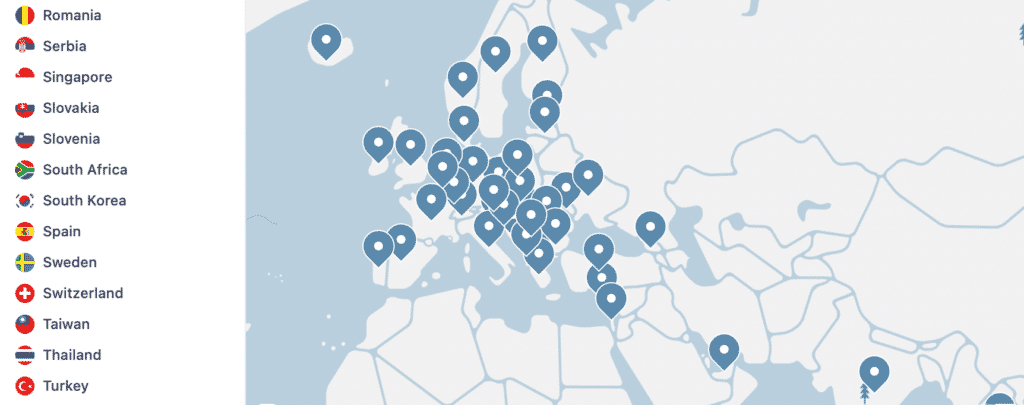 NordVPN-For-China - Choose-A-Server