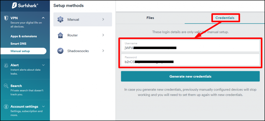 Surfshark-For-China - Manual-Setup