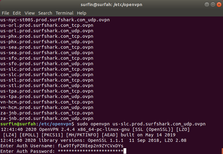 Surfshark-For-China - OpenVPN-Authentication