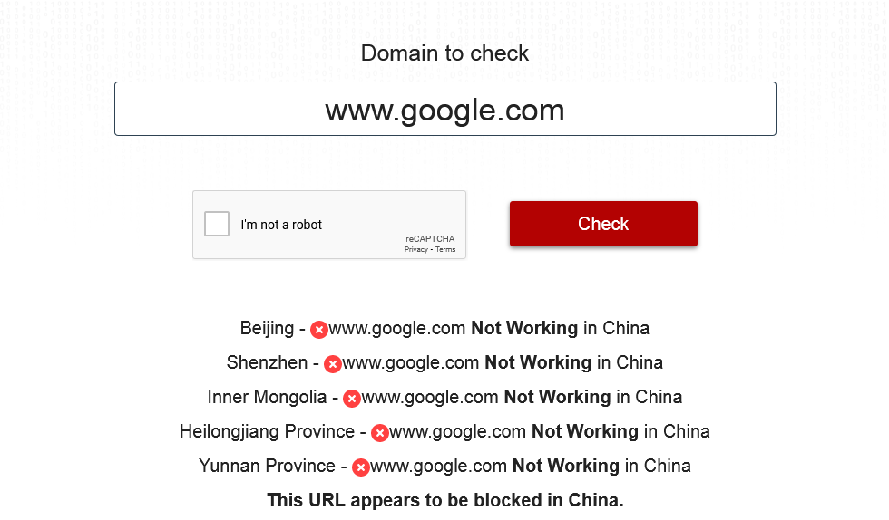 VPN-For-China -  Regions-Blocked