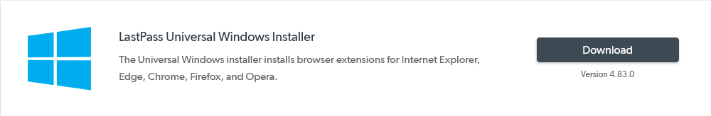 LastPass - Windows