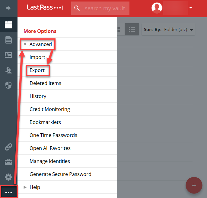 LastPass - Import-Sync