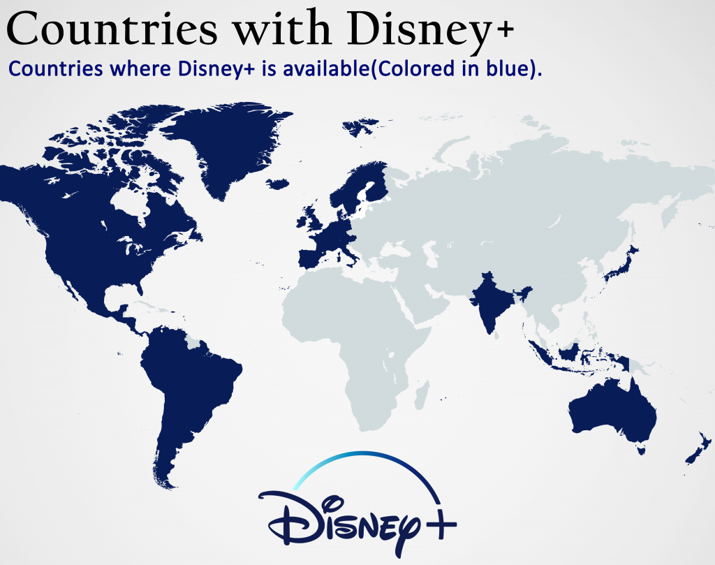 VPN-For-DisneyPlus - Available-Countries