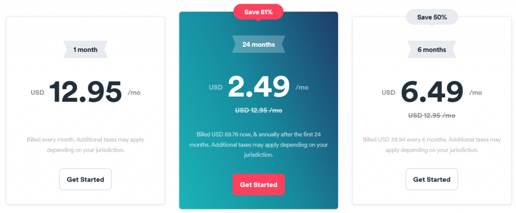 Surfshark - Antivirus - VPN - Pricing