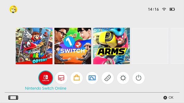 VPN-for-Nintendo-Switch - Home-Menu