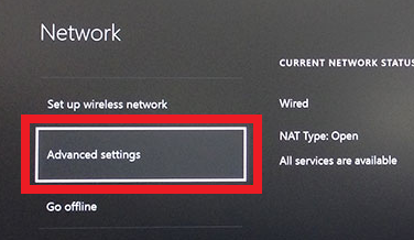 VPN-for-Xbox-One - Network-Settings.